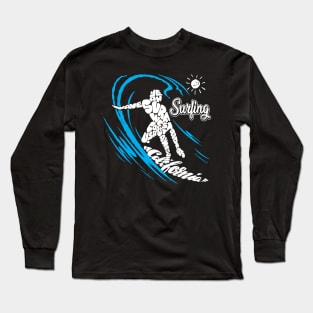 surfing california Long Sleeve T-Shirt